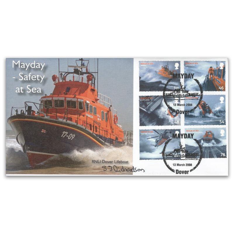 2008 Rescue at Sea, Dover Lifeboat - Signed Stuart Richardson