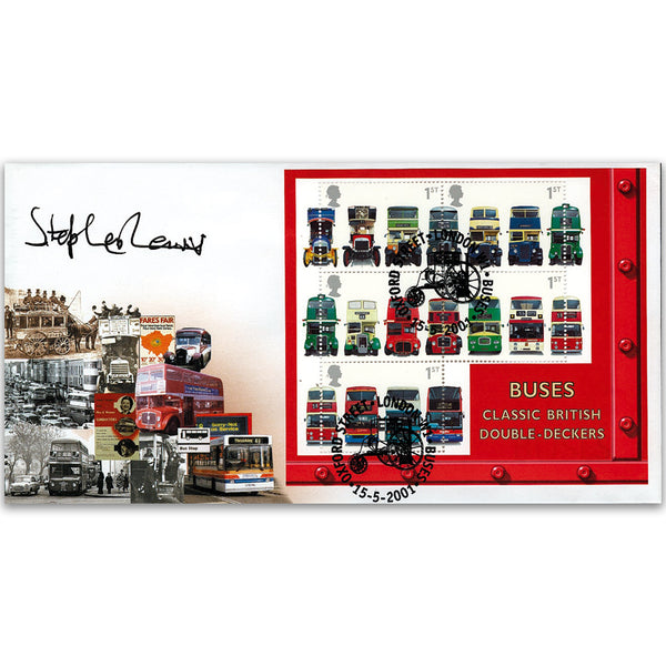 2001 Buses M/S - Oxford Street - Signed by Stephen Lewis