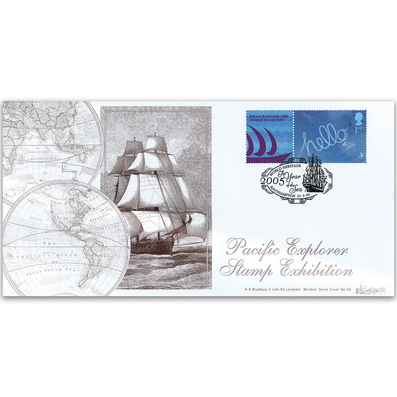 2005 World Stamp Expo: Pacific Explorer - Year of the Sea - Southampton