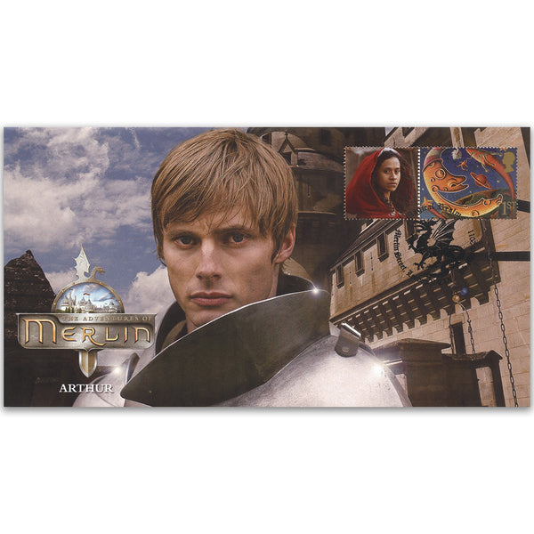Merlin cover, Arthur single stamp