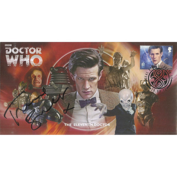 The Eleventh Doctor Who Signed  Cover by Frances Barber