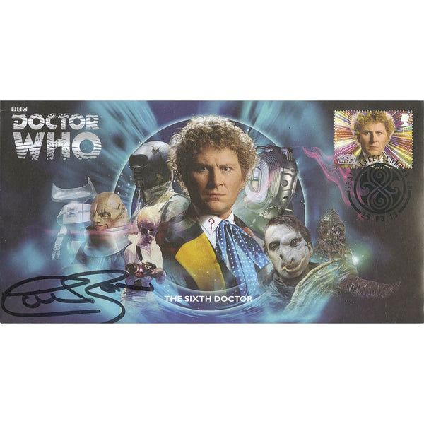 The Sixth Doctor Who Cover Signed by Colin Baker