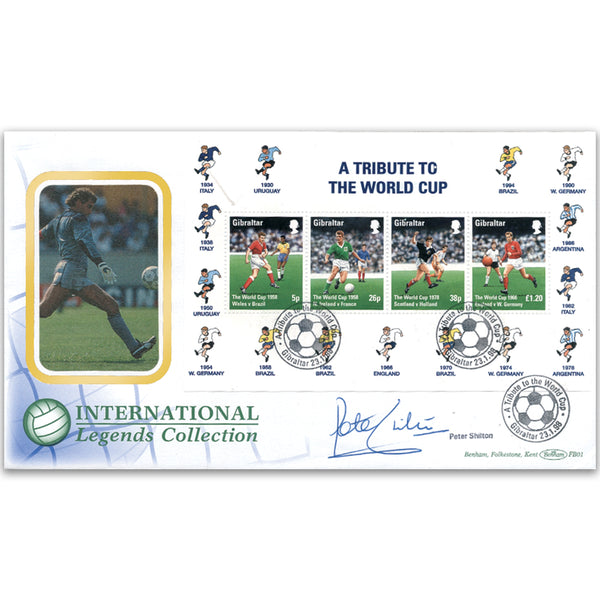 1998 World Cup Tribute - Signed Peter Shilton.