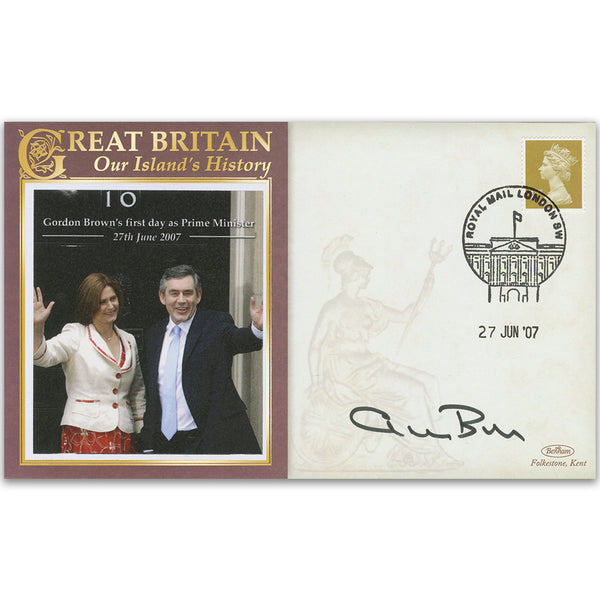 First Day as Prime Minister - Signed by Gordon Brown