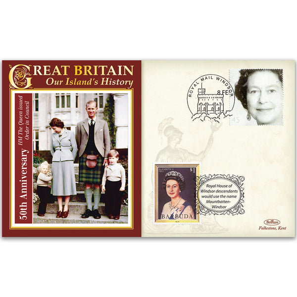 2010 HM The Queen Issued Order in Council 50th