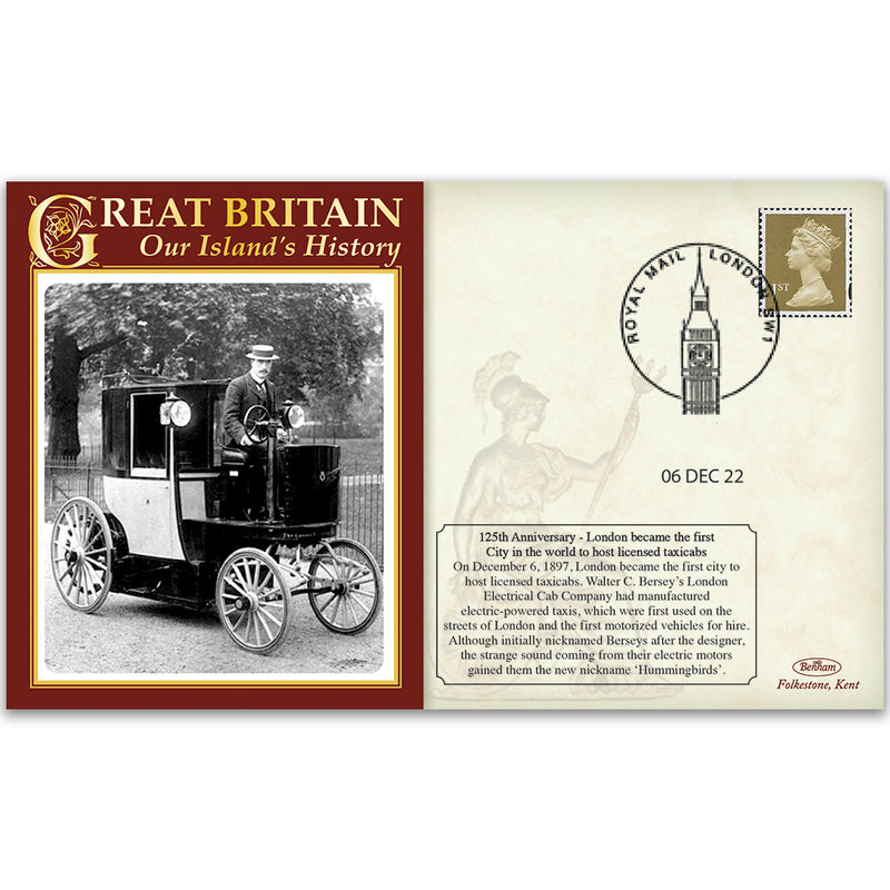125th Anniversary of London Becoming the First City in the World to Host Licensed Taxi Cabs