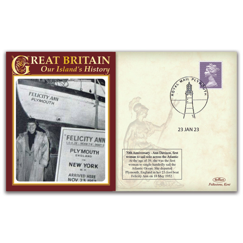 2023 70th Anniversary First Woman to Sail Solo Across Atlantic