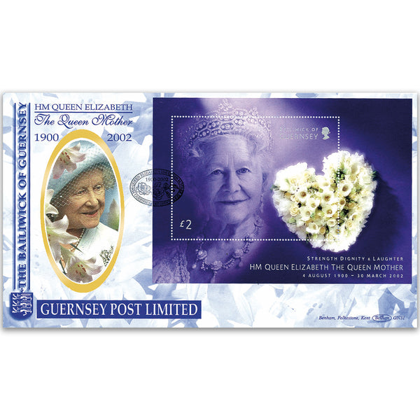 2002 Guernsey Queen Mother M/S