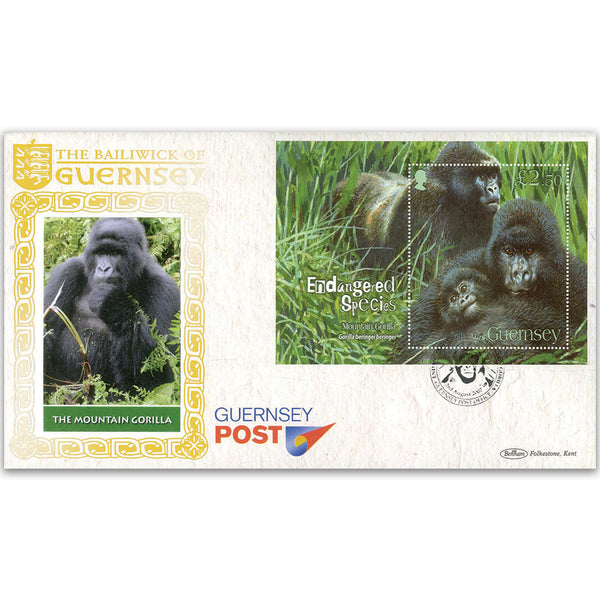 2007 Guernsey Endangered Species - Mountain Gorilla