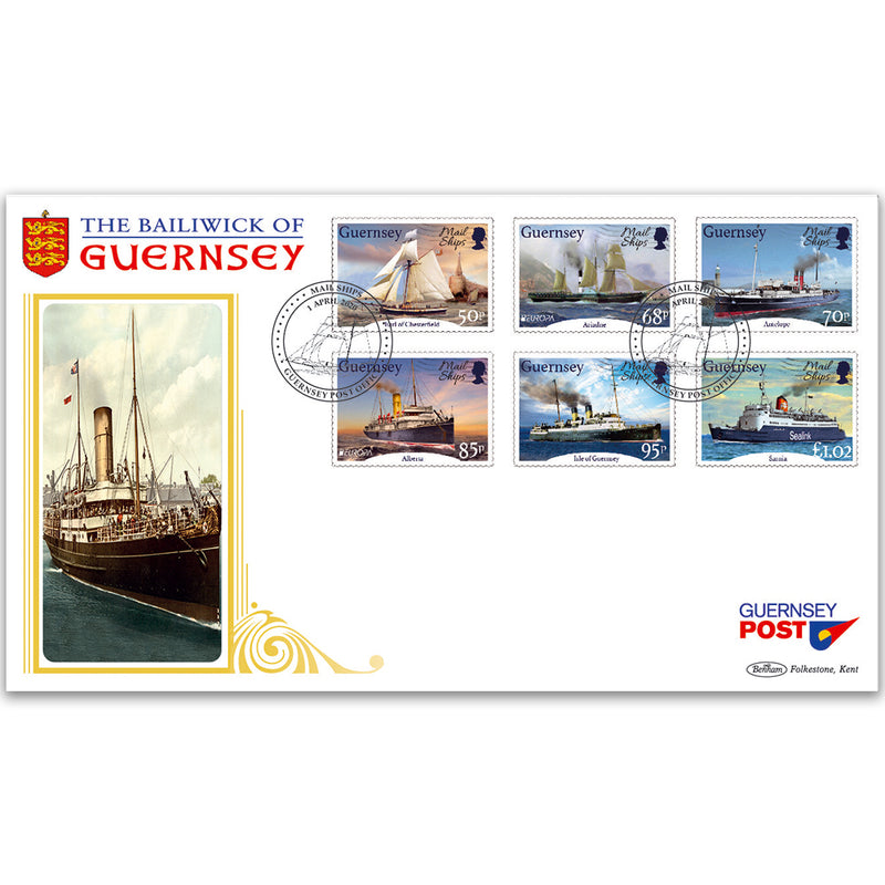 2020 Guernsey - Europa Mail Ships (Ancient Postal Routes)