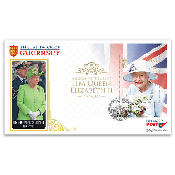 2023 Guernsey - Celebrating the Life of Queen Elizabeth II M/S