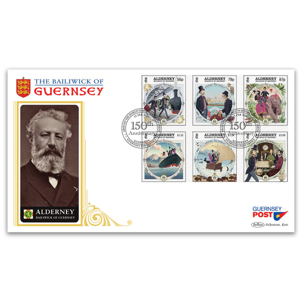 2023 Alderney - 150th Anniversary of Around the World in 80 Days 6v