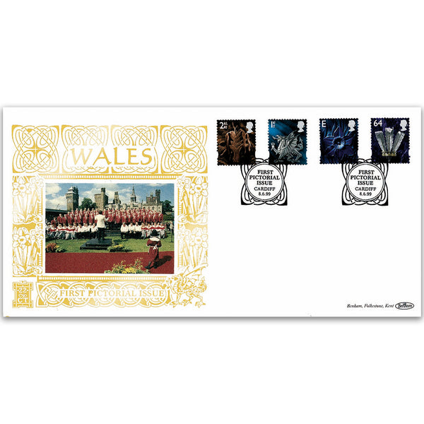 1999 Wales First Pictorial Definitives GOLD 500