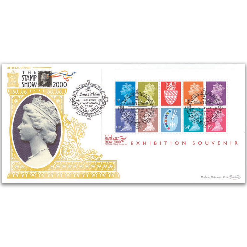 2000 Stamp Show Exhibition Souvenir M/S GOLD 500