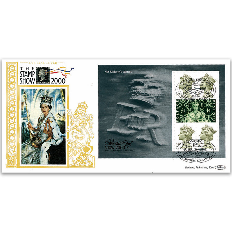 2000 The Stamp Show - Her Majesty's Stamps GOLD 500
