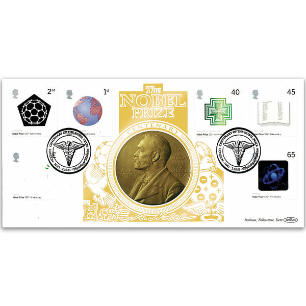 2001 Nobel Prizes 100th GOLD 500