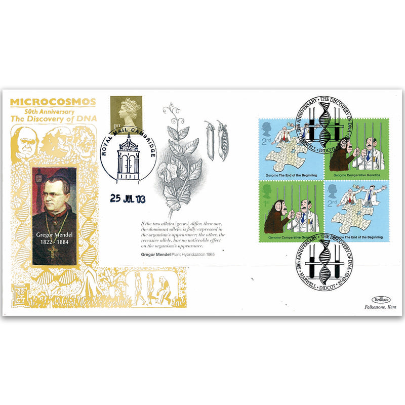 2003 Microcosmos PSB GOLD 500 - Gregor Mendel Pane - Doubled 2003