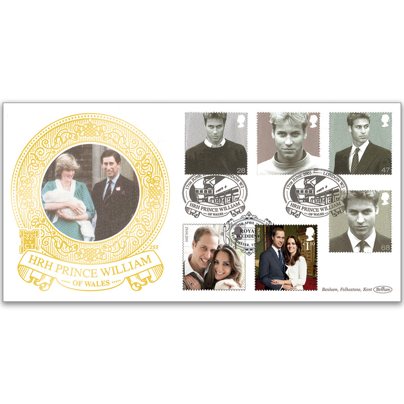 2003 Prince William 21st Birthday GOLD 500 - Doubled 2011 for Wedding Day