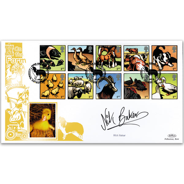 2005 Farm Animals GOLD 500 - Signed by Nick Baker