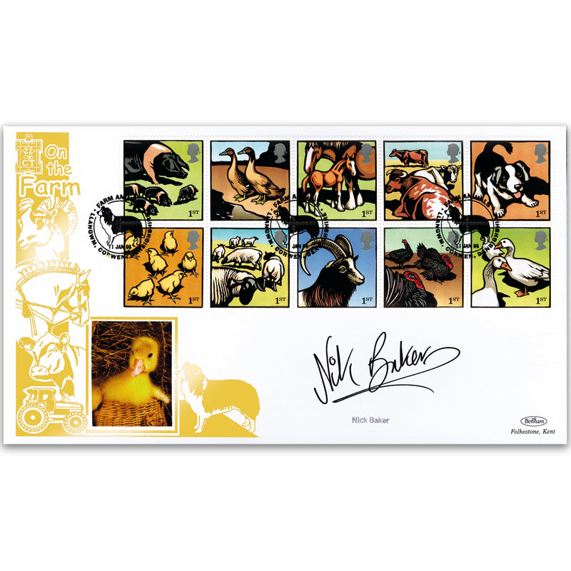 2005 Farm Animals GOLD 500 - Signed by Nick Baker