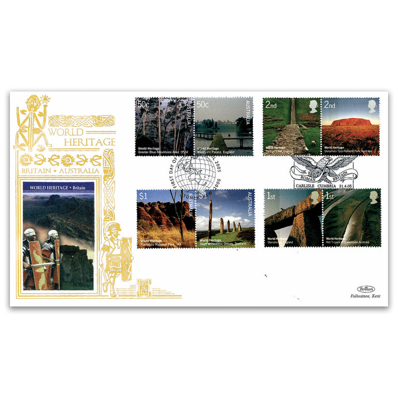 2005 World Heritage Sites UK/Australia GOLD 500 - Pair