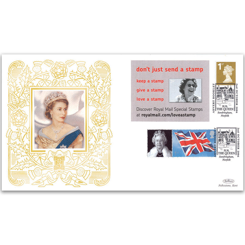 2006 Royal Mail Advert Booklet No.4 GOLD 500