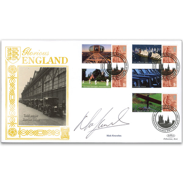 2007 Glorious England Smilers Gold 500 cover 1 Signed Nick Knowles