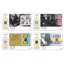2007 Machin Definitives 40th Anniversary PSB GOLD 500 - Set of 4