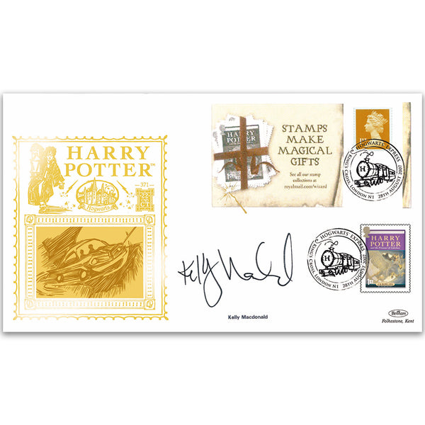 2007 Harry Potter Booklet GOLD 500 - Signed By Kelly Macdonald