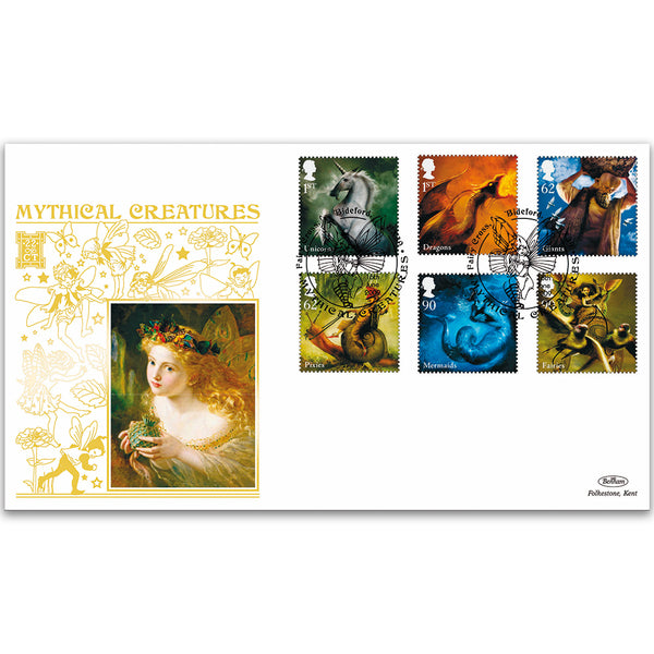 2009 Mythical Creatures Stamps GOLD 500