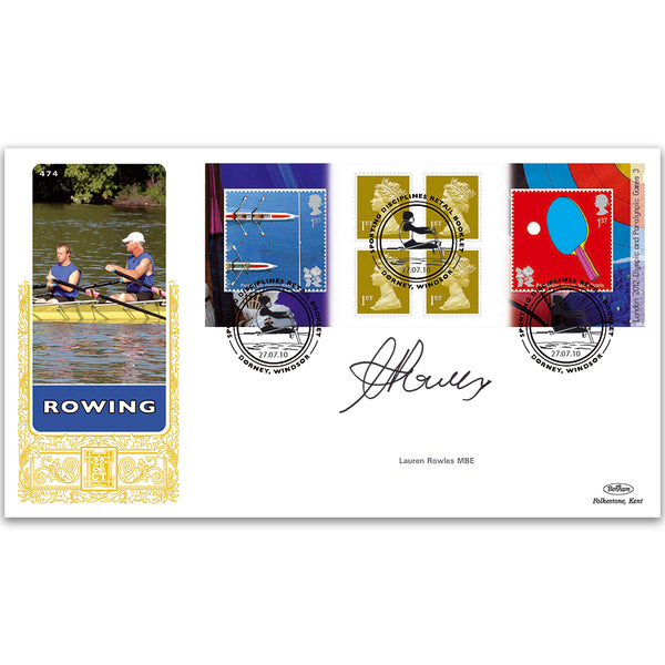 2010 Olympic & Paralympic Games Retail Booklet No.3 GOLD 500 - Signed by Lauren Rowles MBE