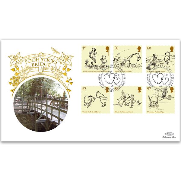 2010 Winnie the Pooh Stamps GOLD 500