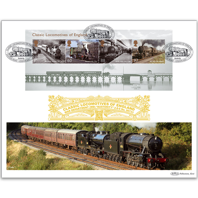 2011 Classic Locomotives of England M/S GOLD 500