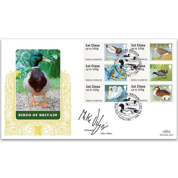 2011 Post & Go Birds of Britain No.3 GOLD 500 - Signed by Mike Dilger