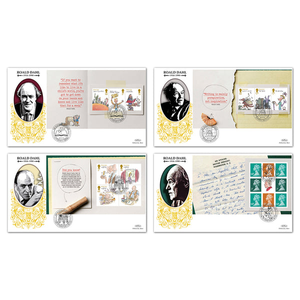 2012 Roald Dahl PSB GOLD 500 - Set of 4