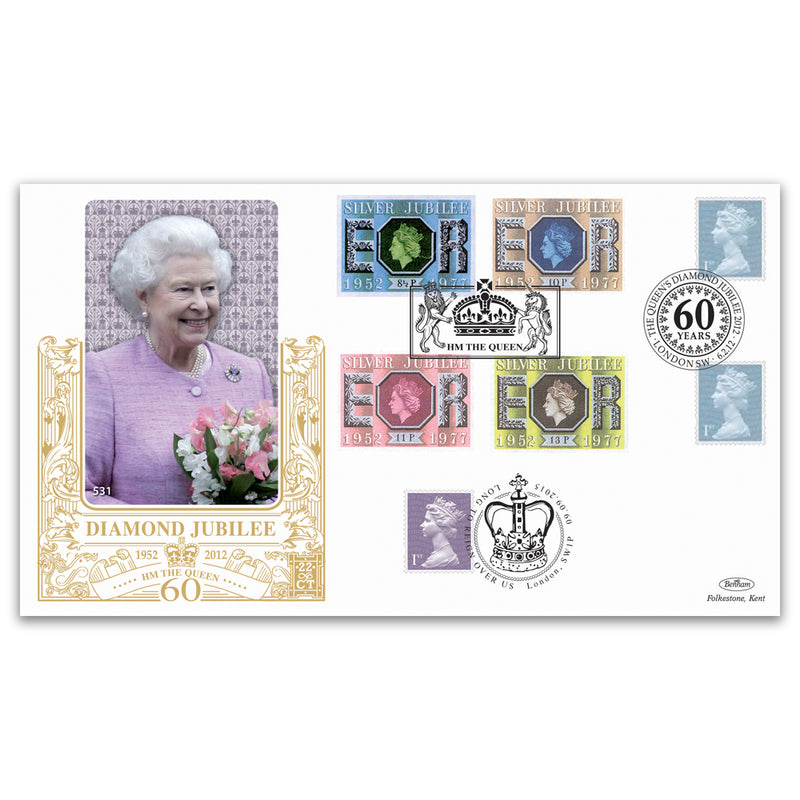 2012 HM The Queens Diamond Jubilee 1st From Bklt - Dbld '15 Longest Reigning Monarch
