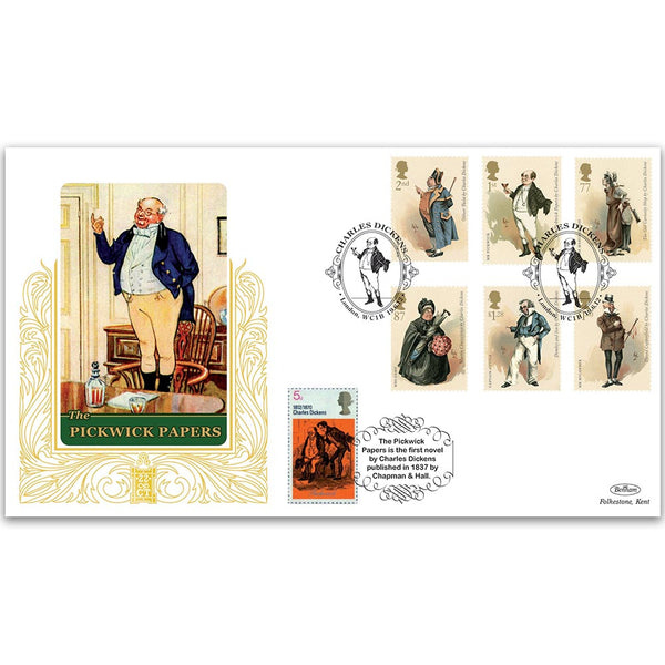 2012 Charles Dickens Stamps GOLD 500