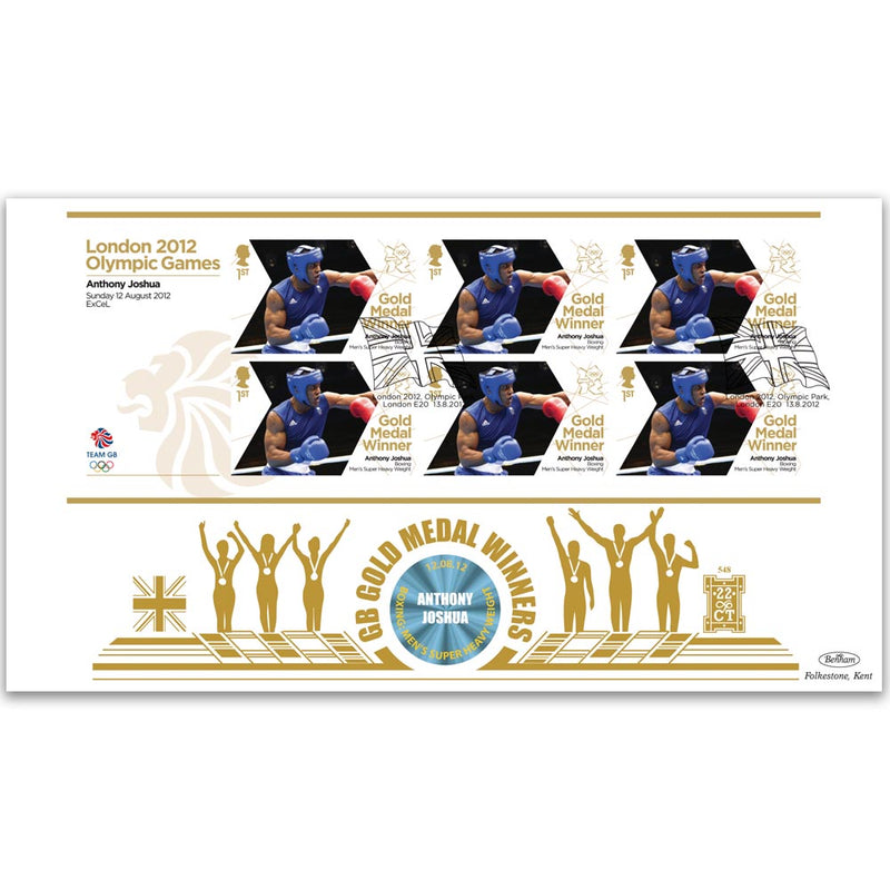 2012 Gold Medal Winners M/S GOLD 500 - Anthony Joshua - Boxing Men's Super Heavyweight