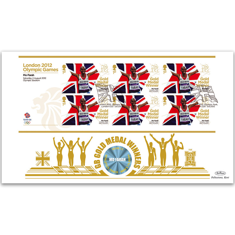 2012 Gold Medal Winners M/S GOLD 500 - Mo Farah - Men's 10,000m