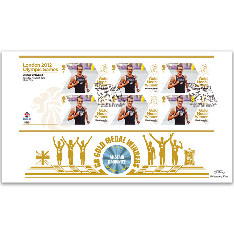 2012 Gold Medal Winners M/S GOLD 500 - Alistair Brownlee - Men's Triathlon