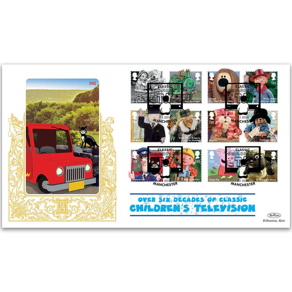 2014 Classic Children's TV Stamps GOLD 500