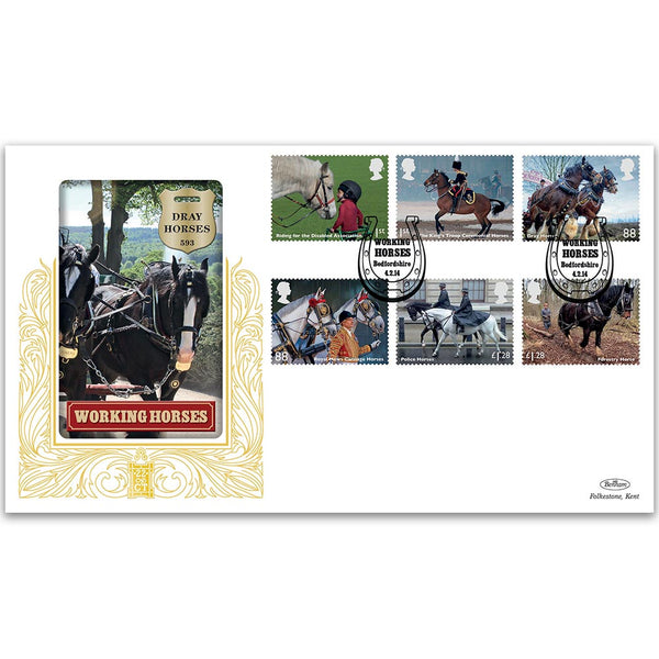 2014 Working Horses Stamps GOLD 500