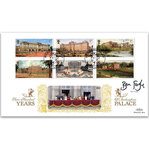 2014 Buckingham Palace Stamps GOLD 500 - Signed by Ben Fogle