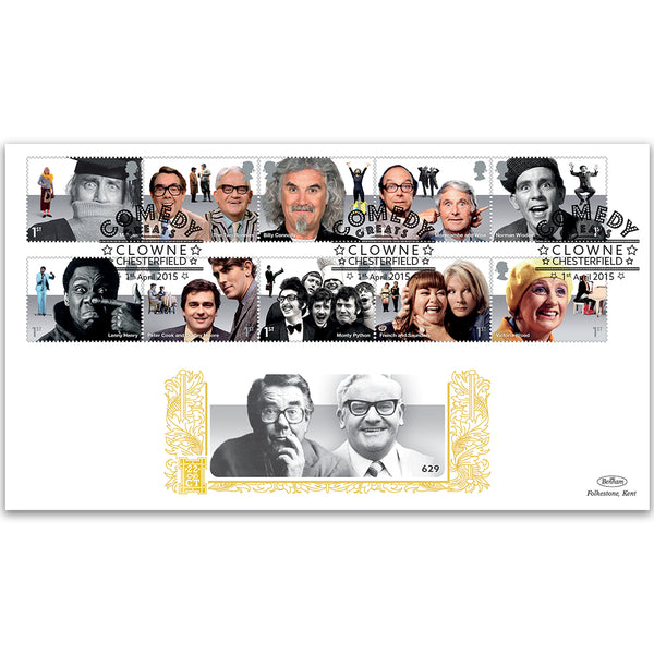 2015 Comedy Greats Stamps GOLD 500