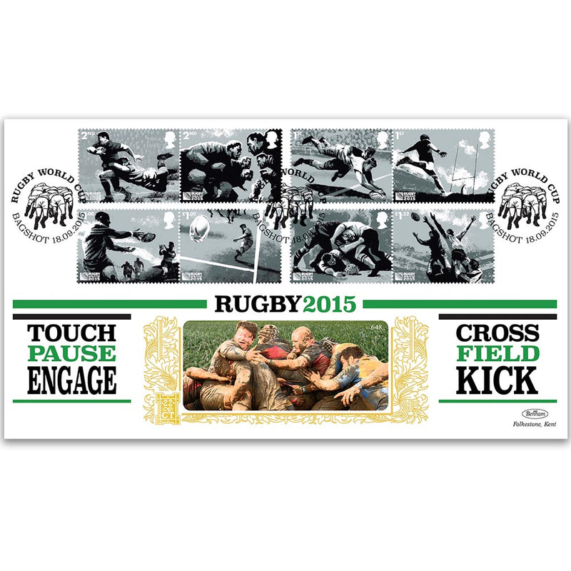2015 Rugby World Cup Stamps GOLD 500
