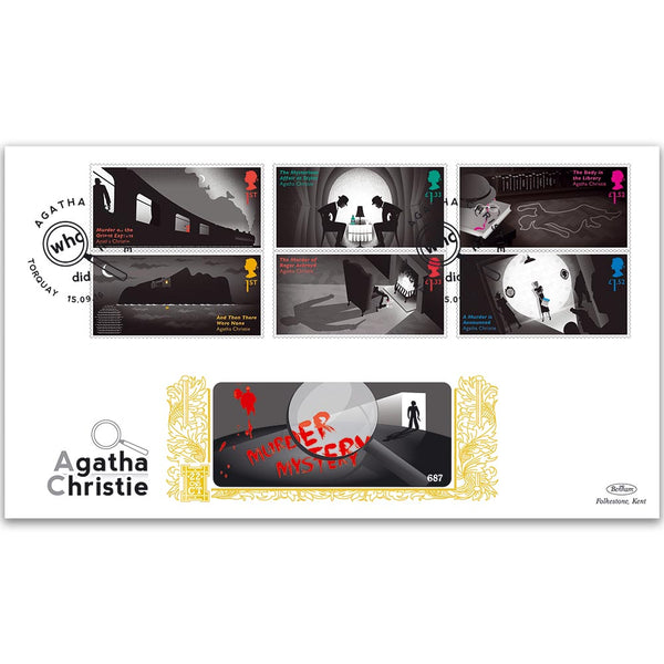 2016 Agatha Christie Stamps GOLD 500