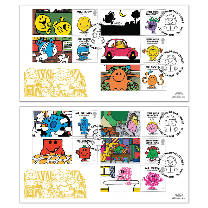 2016 Mr Men Generic Sheet Gold Pair