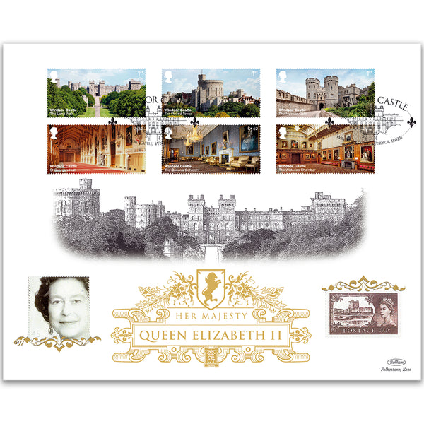 2017 Windsor Castle Stamps GOLD 500