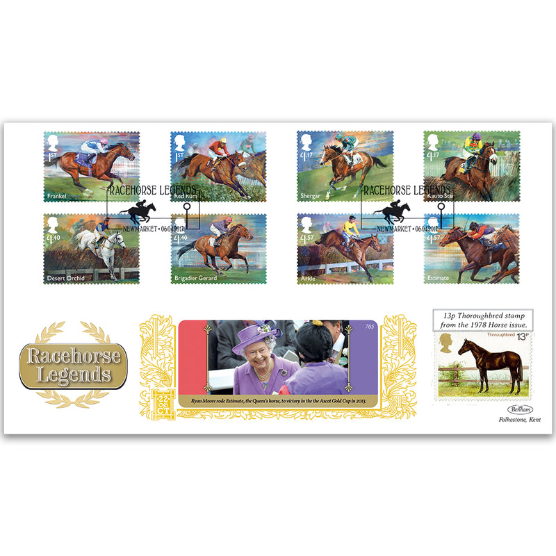 2017 Racehorse Legends Stamps GOLD 500