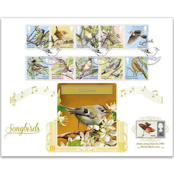 2017 Songbirds Stamps GOLD 500